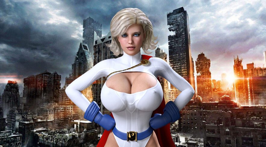 883px x 491px - Heroes Porn Games: Superhero XXX Sex Gaming en JerkDolls